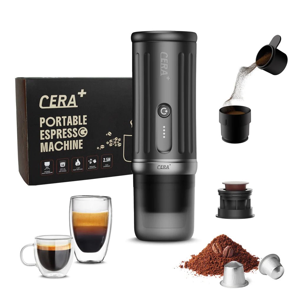 CERA+　ポータブルエスプレッソマシン 送料無料・正規品】CERA+最新モデルコーヒー/エスプレッソマシン_