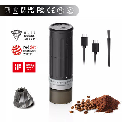 CGE03 Portable Electric Coffee Grinder - NEU CERA+ 日本公式