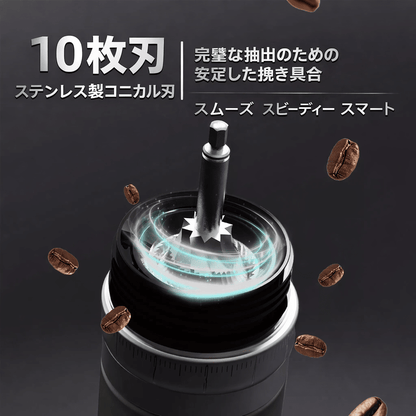 CGE03 Portable Electric Coffee Grinder - NEU CERA+ 日本公式