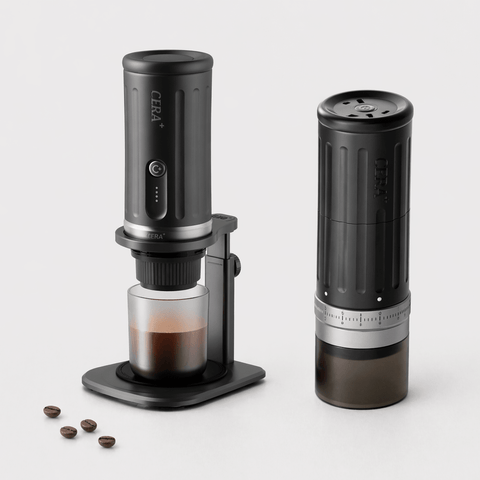 送料無料・正規品】CERA+最新モデル コーヒーマシン・グラインダー